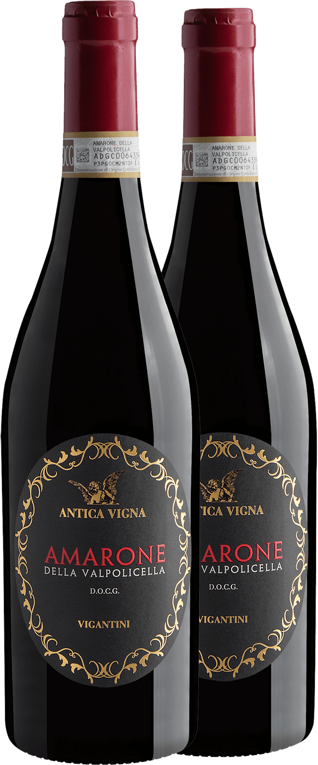 Kit 2 Antica Vigna Amarone della Valpolicella DOCG por R$319,90 cada garrafa