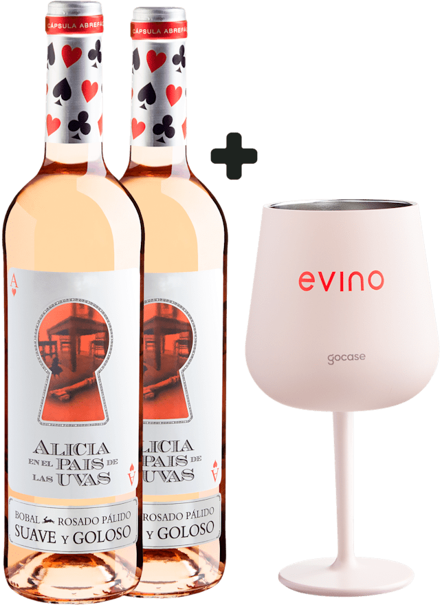 Kit 2 Alicia en el Pais de Las Uvas + Taça Térmica Exclusiva