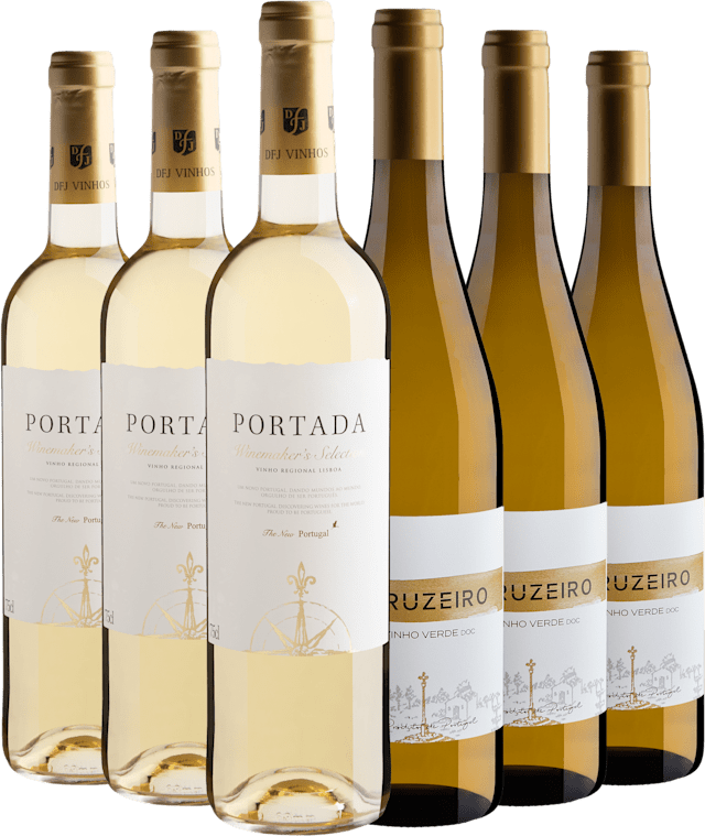 Kit 3 Portada Winemaker's Selection Branco + 3 Cruzeiro Vinho Verde