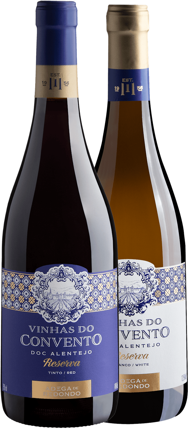 Kit Vinhas do Convento Reserva: 1 Tinto + 1 Branco