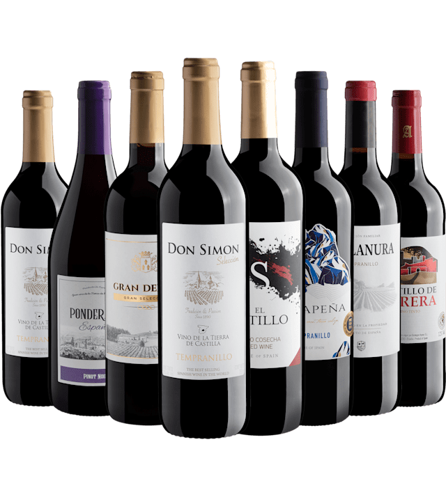 Kit 8 Vinhos Espanhóis