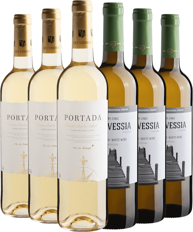 Kit Vinhos Brancos Portugueses | 3 Portada Winemaker's + 3 Travessia