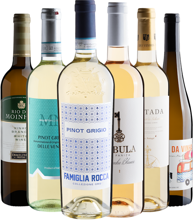 Kit 6 Vinhos Brancos do Velho Mundo