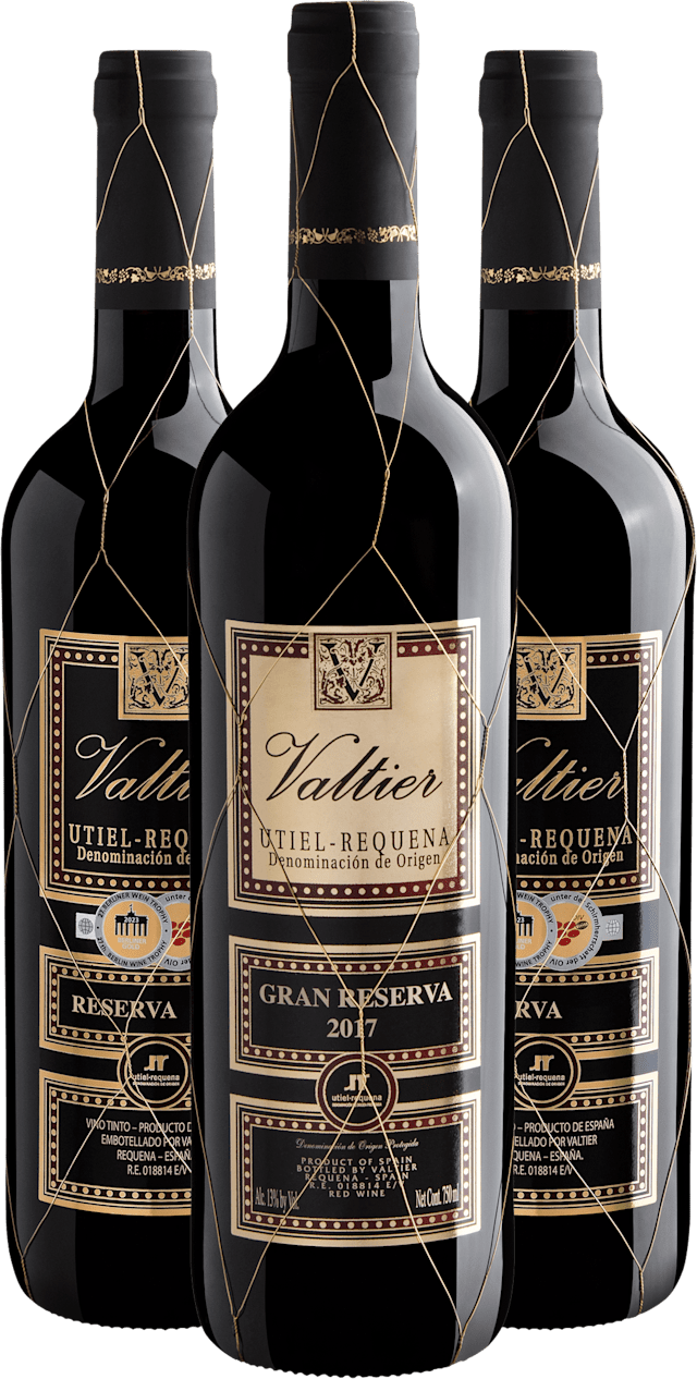 Kit Valtier Utiel-Requena: 1 Gran Reserva + 2 Reserva