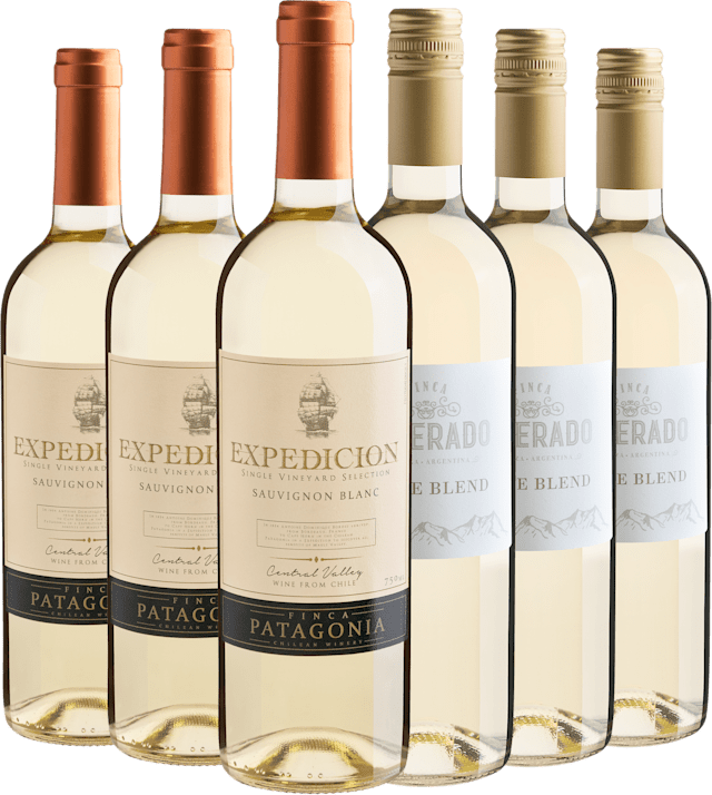 Kit Vinhos Brancos | 3 Finca Patagonia Expedicion + 3 Finca Silverado