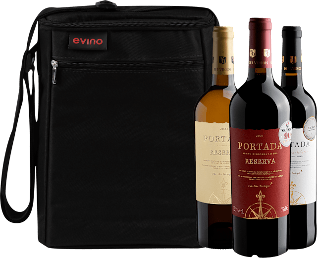 Kit Família Portada: 2 Tintos + 1 Branco + Bolsa Exclusiva