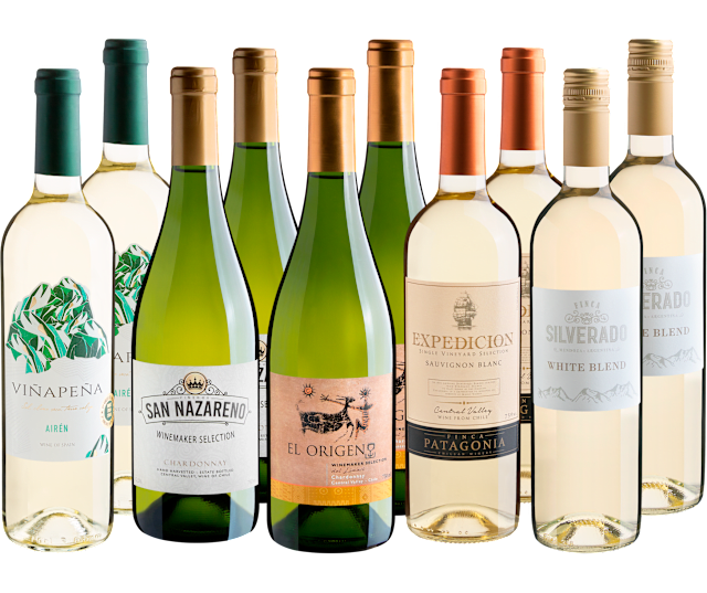 Kit Vinhos Brancos em Dobro | 10 garrafas*