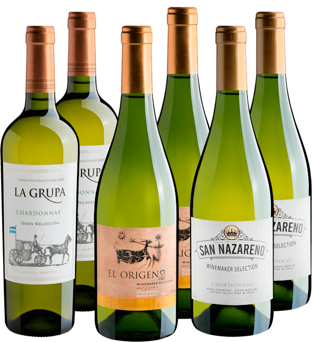 Kit Chardonnay em Dobro | 6 garrafas