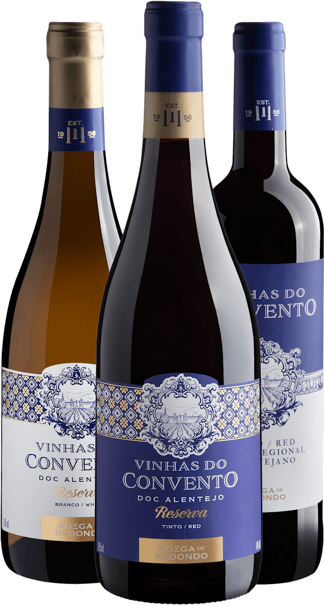 Kit Vinhas do Convento: 2 Reserva + 1 Tinto