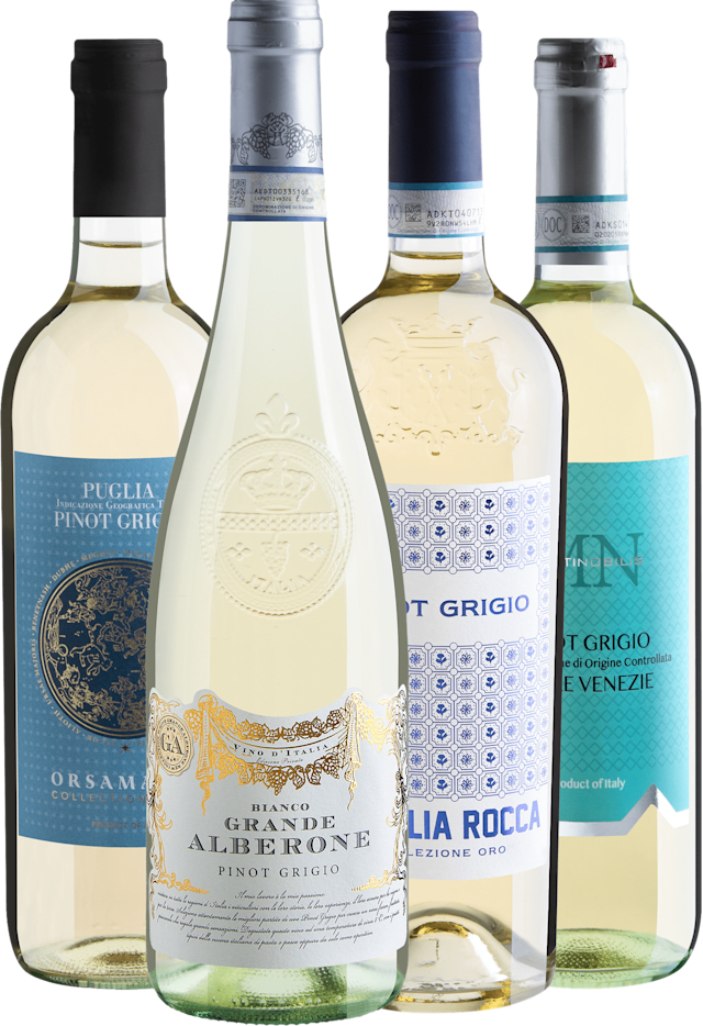 Kit 4 Pinots Grigios Italianos