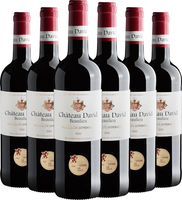 Kit 6 Château David Beaulieu Bordeaux Supérieur AOC