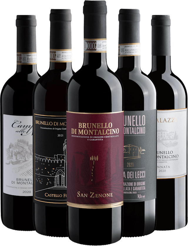 Kit 5 Brunello di Montalcino