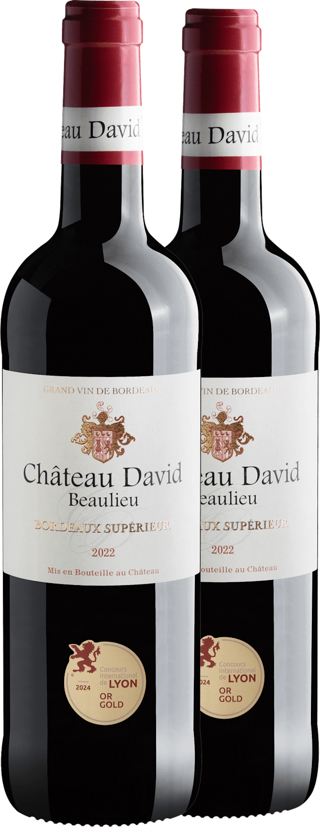Kit 2 Château David Beaulieu Bordeaux Supérieur AOC
