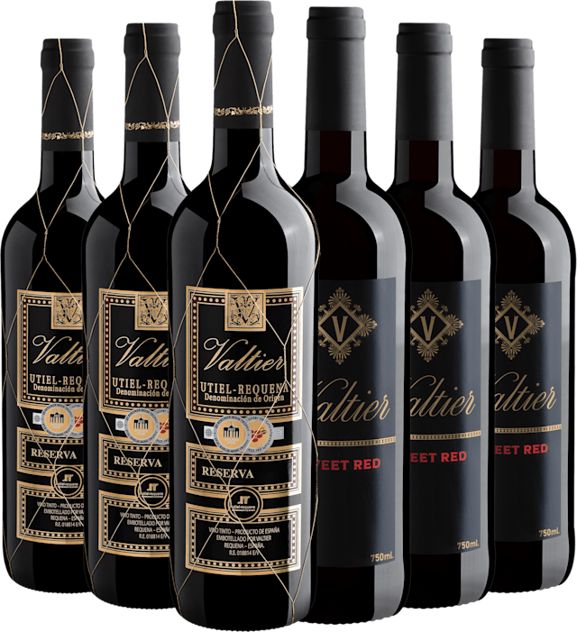 Kit Valtier: 3 Reserva + 3 Sweet Red
