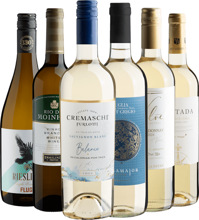 Kit 6 Vinhos Brancos para o Inverno