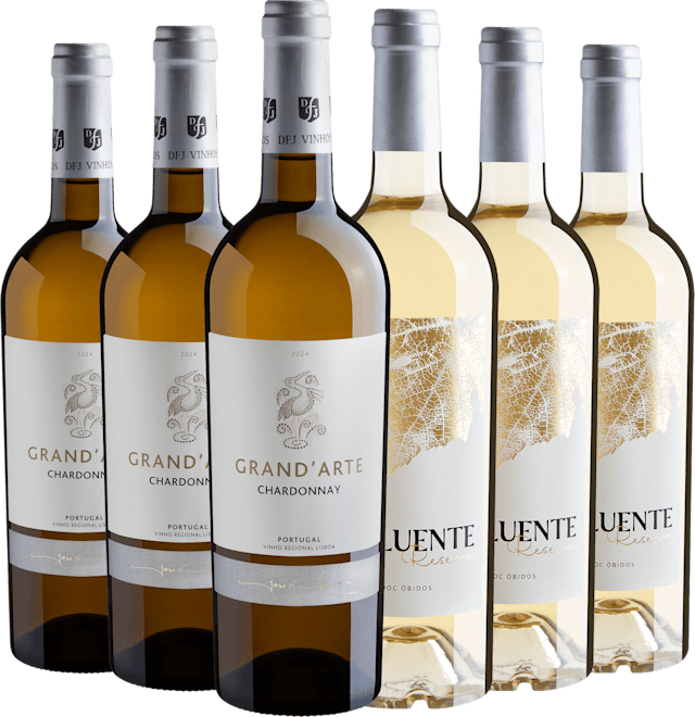 Kit Brancos | 3 Influente Reserva + 3 Grand'Arte Chardonnay