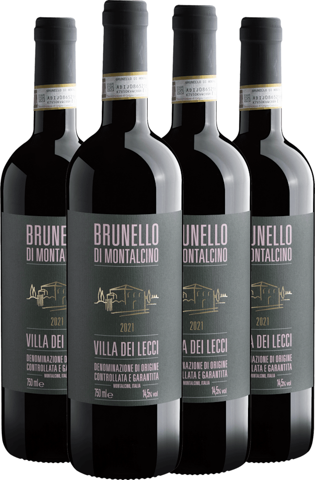 Kit 4 Villa dei Lecci Brunello di Montalcino DOCG