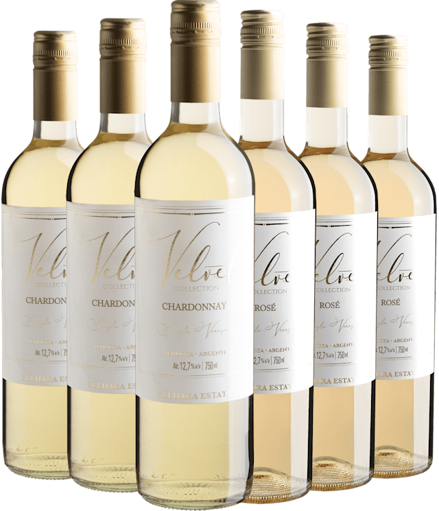 Kit Belhara Estate Velvet Collection: 3 Chardonnay + 3 Rosé
