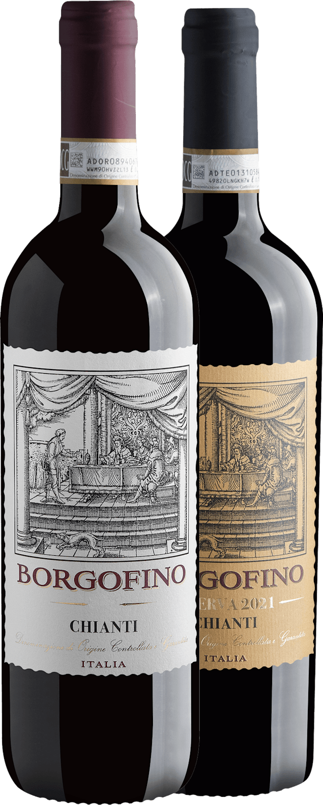 Kit Borgofino: 1 Chianti + 1 Chianti Riserva