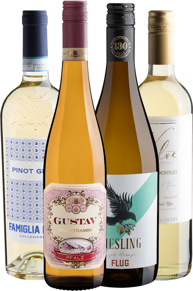 Kit 4 Vinhos Brancos