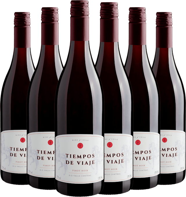 Kit 6 Tiempos de Viaje Pinot Noir Valle Central D.O.