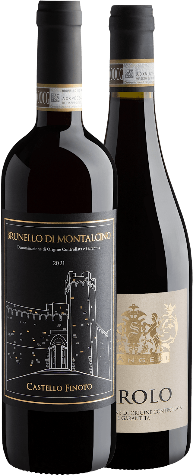 Kit Italianos 91+ Pontos | 1 Brunello di Montalcino + 1 Barolo