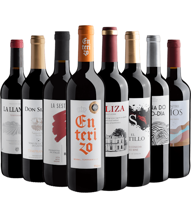 Kit 8 Vinhos do Velho Mundo