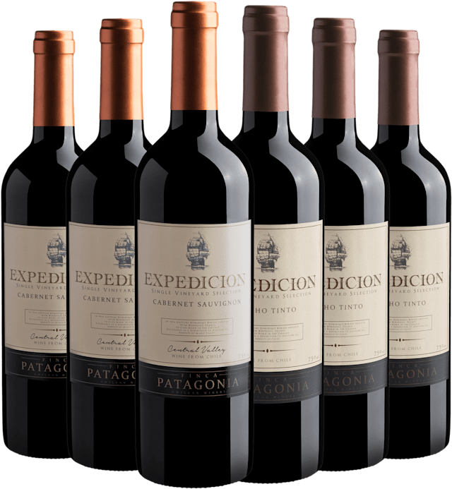 Kit Expedicion: 3 Cabernet Sauvignon + 3 Vinho Tinto
