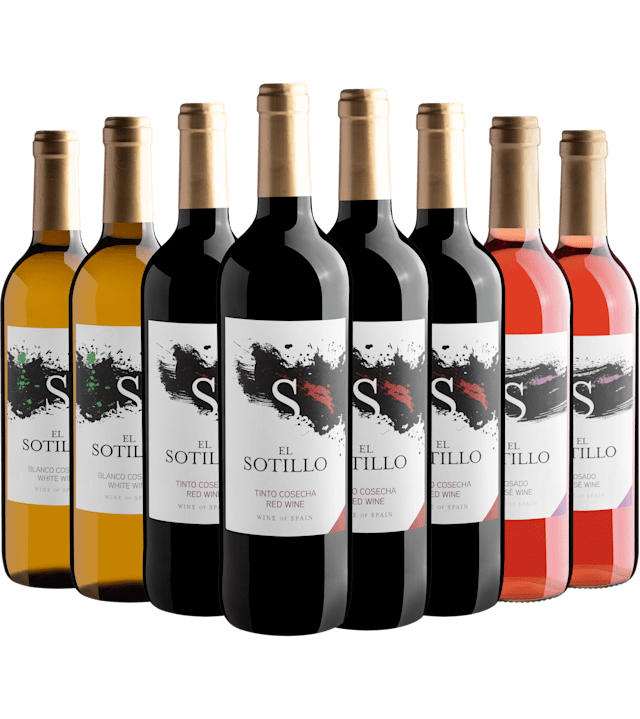 Kit El Sotillo: 4 Tinto + 2 Branco + 2 Rosé