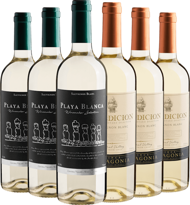 Kit Sauvignon Blanc | 3 Playa Blanca + 3 Expedicion