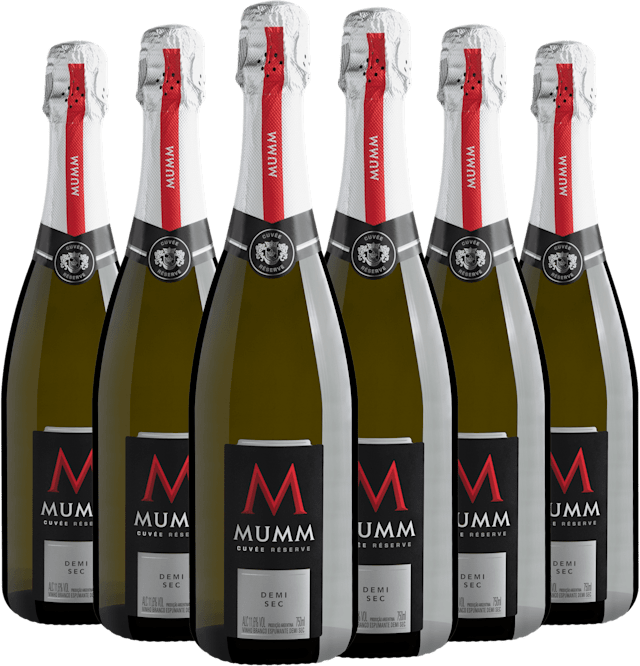 Kit 6 Mumm Cuvée Réserve Demi Sec