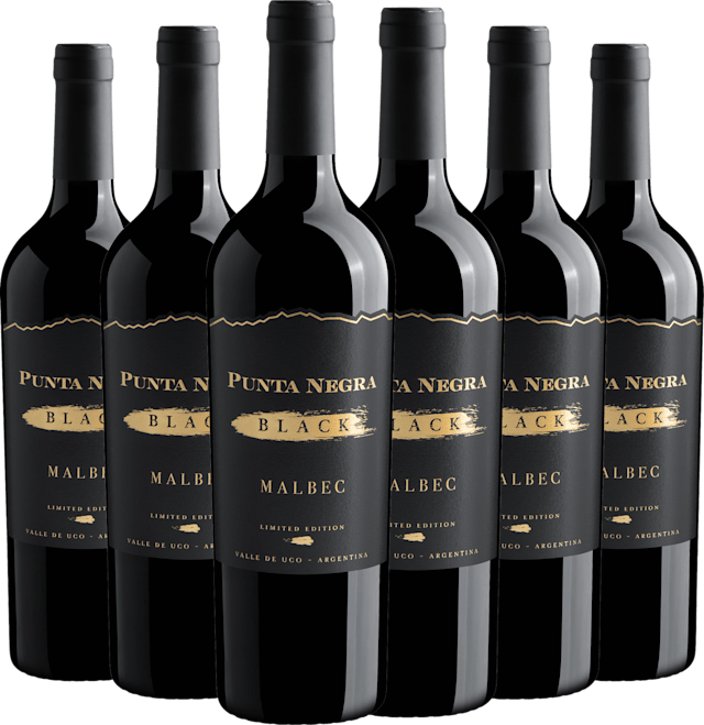 Kit 6 Punta Negra Black Malbec Limited Edition