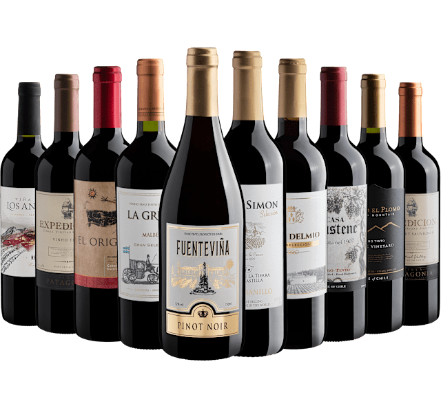 Kit 10 Vinhos Favoritos dos Clientes