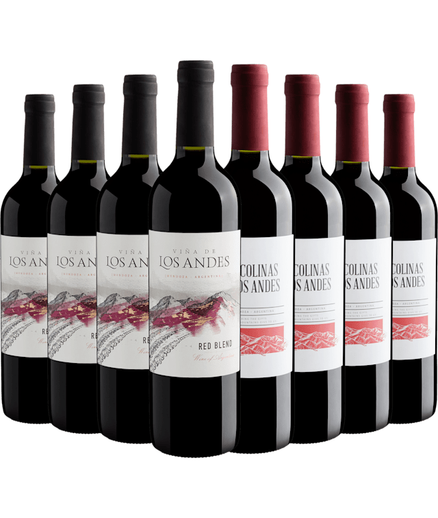 Kit 4 Viña de Los Andes + 4 Las Colinas de Los Andes