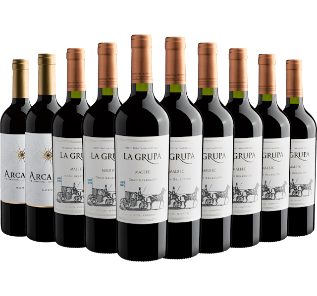 Kit Malbec | 8 La Grupa + 2 Arcadia