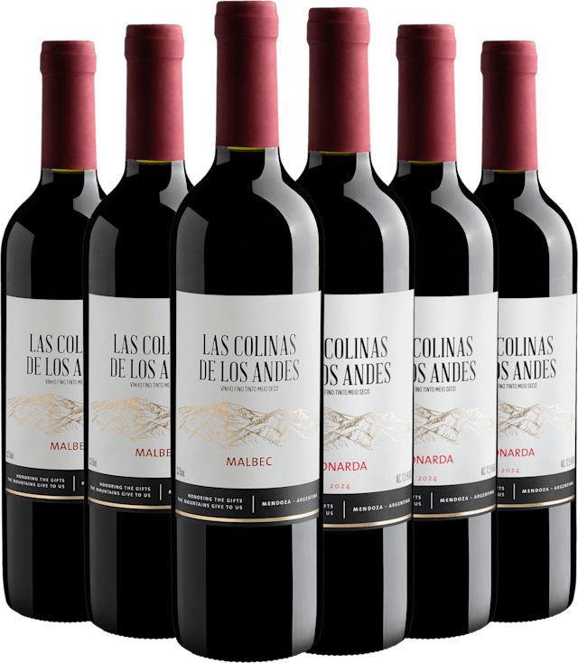 Kit Las Colinas de Los Andes: 3 Malbec + 3 Bonarda