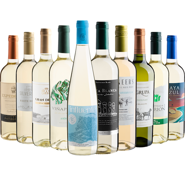 Kit 10 Vinhos Brancos*