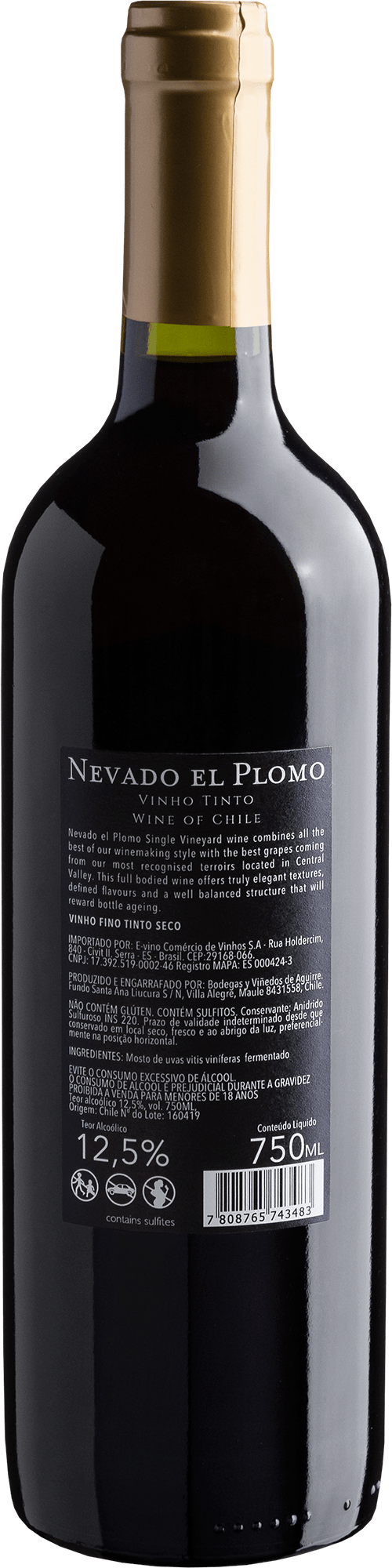 Nevado El Plomo Sacred Mountain Single Vineyard Tinto 2