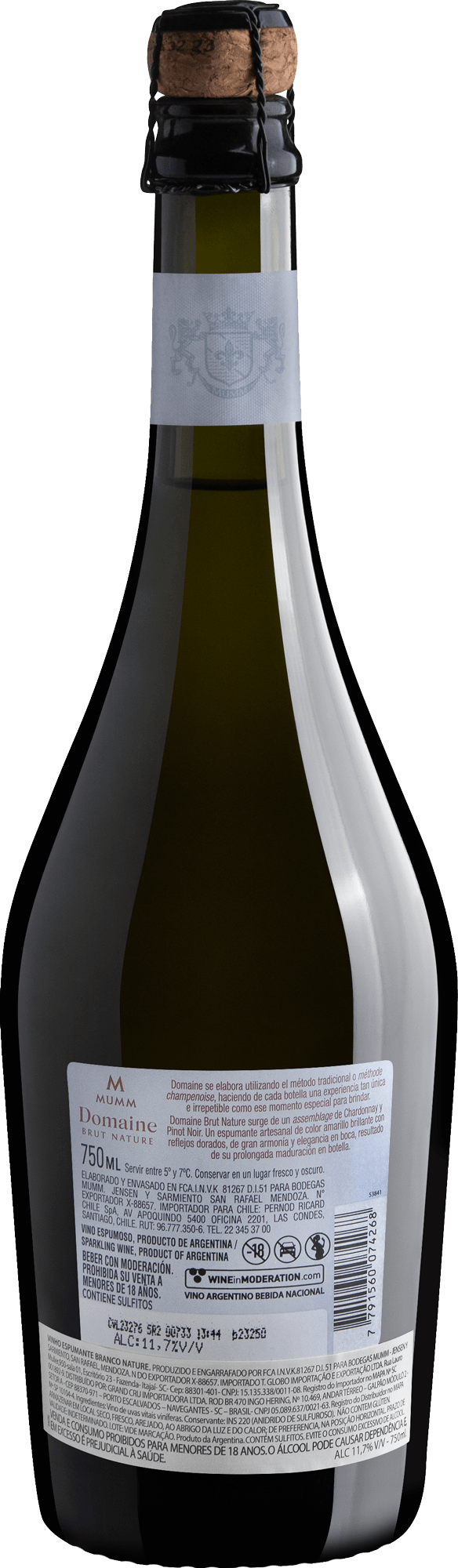 Mumm Domaine Método Tradicional Brut Nature 2