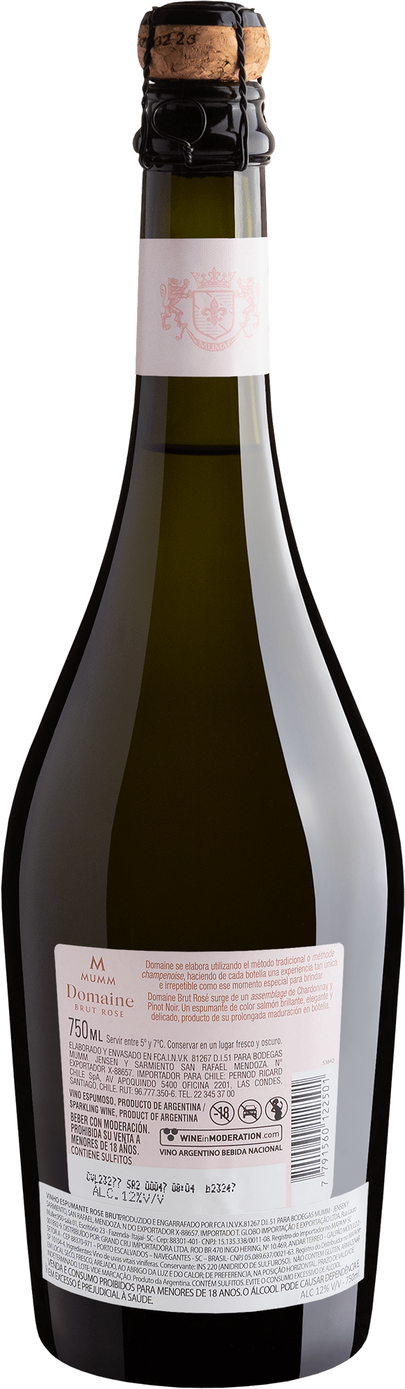 Mumm Domaine Método Tradicional Brut Rose 2