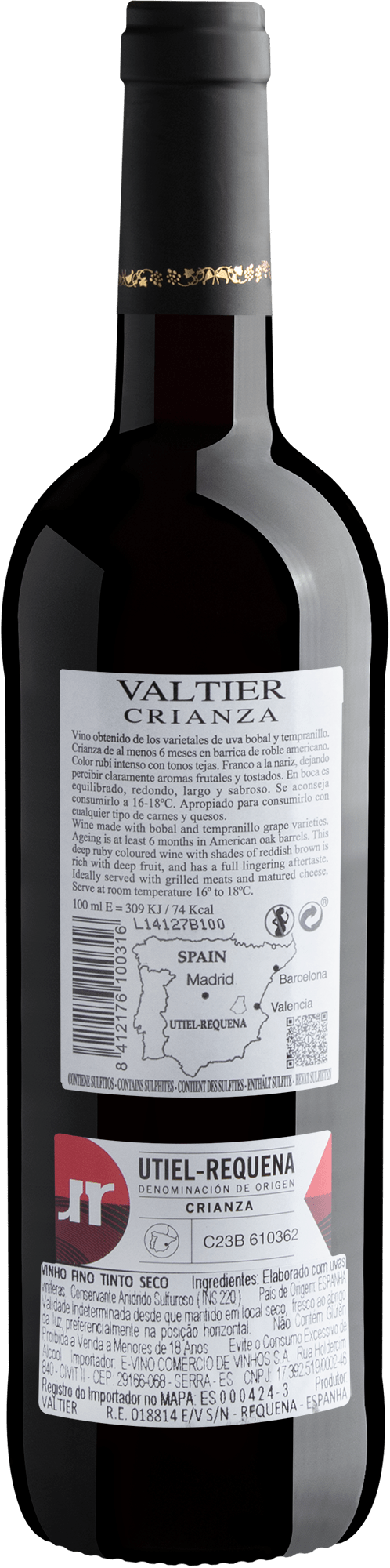 Valtier Crianza Utiel-Requena DOP 2