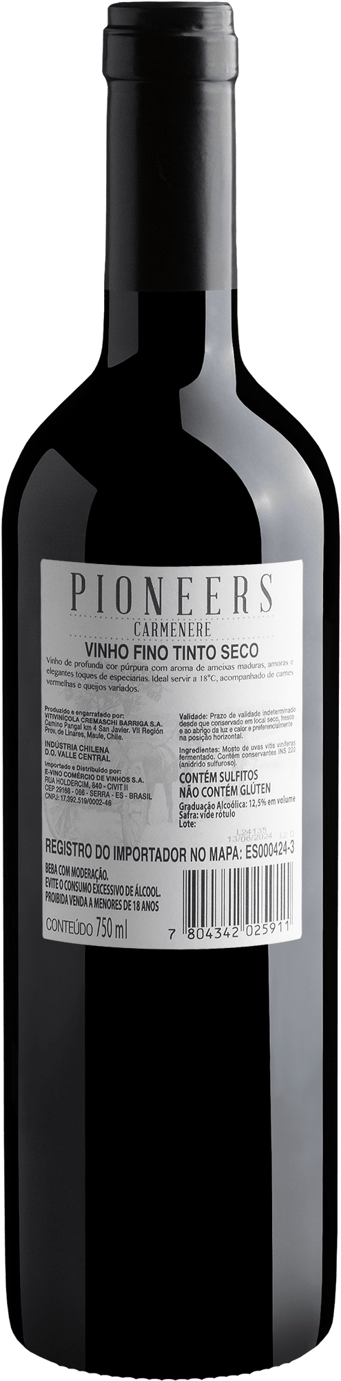 Pioneers Carménère 2