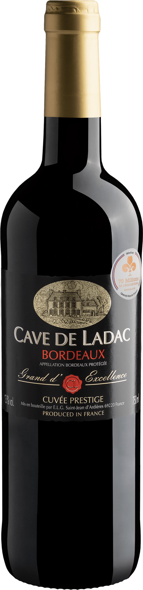 Cave de Ladac Grand d'Excellence Cuvée Prestige Bordeaux AOP