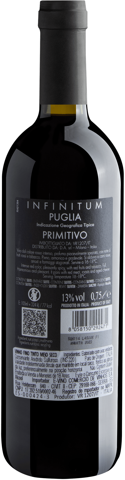 Infinitum Primitivo Puglia IGT 2