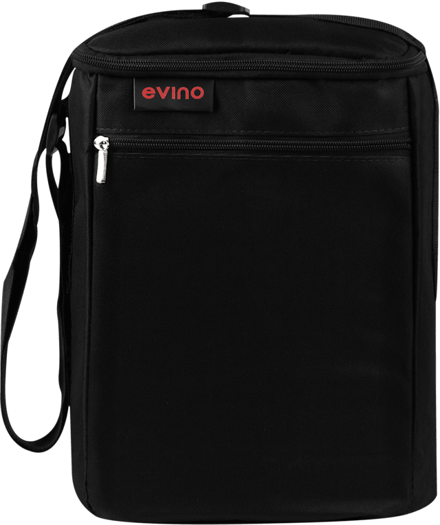 Bolsa Exclusiva Evino Preta para 5 garrafas