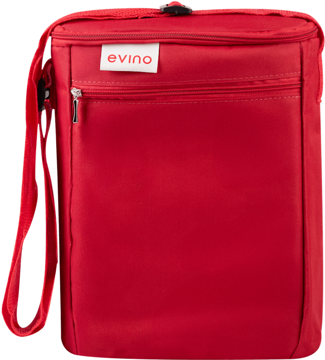 Bolsa Térmica Evino Vermelha 3 garrafas