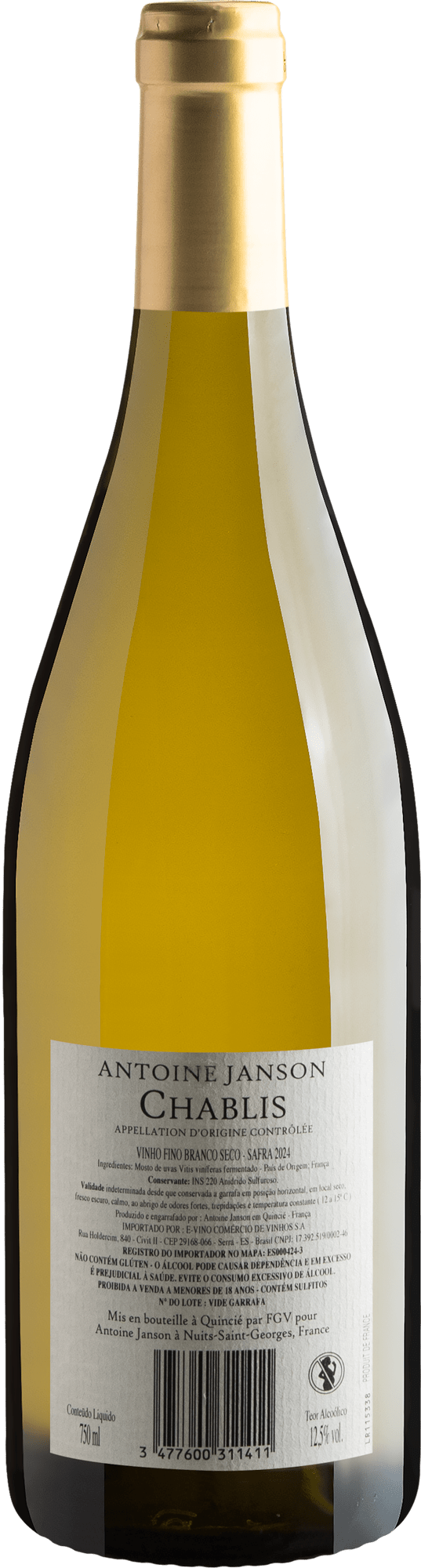 Antoine Janson Chablis AOC 2024 2
