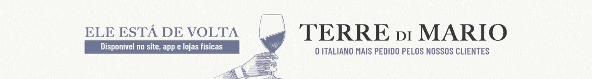 O italiano mais pedido pelos nossos clientes | Disponível no site, app e lojas físicas