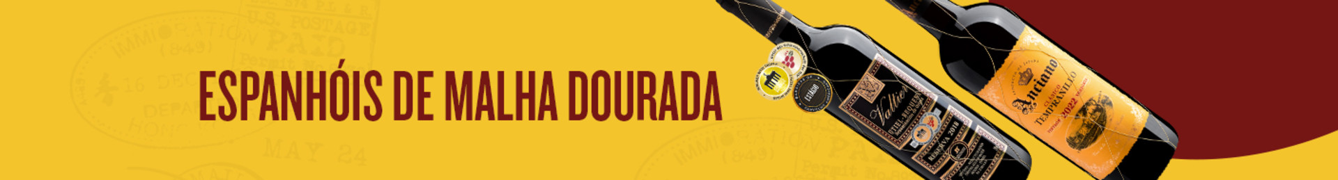 Explore a notável qualidade dos vinhos espanhóis e suas malhas douradas!
