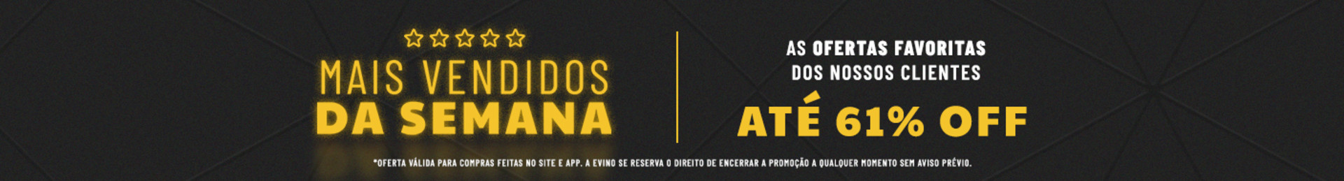 As ofertas favoritas dos nossos clientes | ATÉ 61% OFF